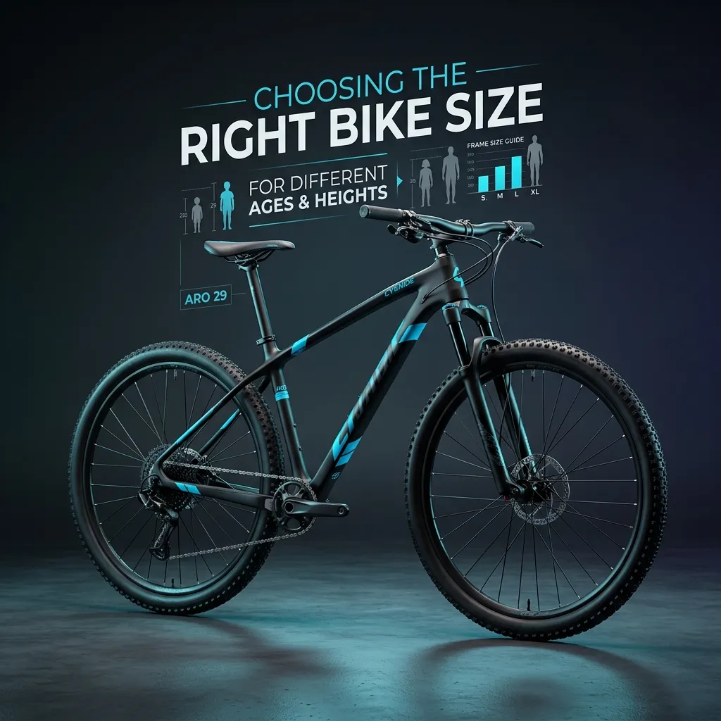 Bicicleta Aro 29 é para qual idade Background